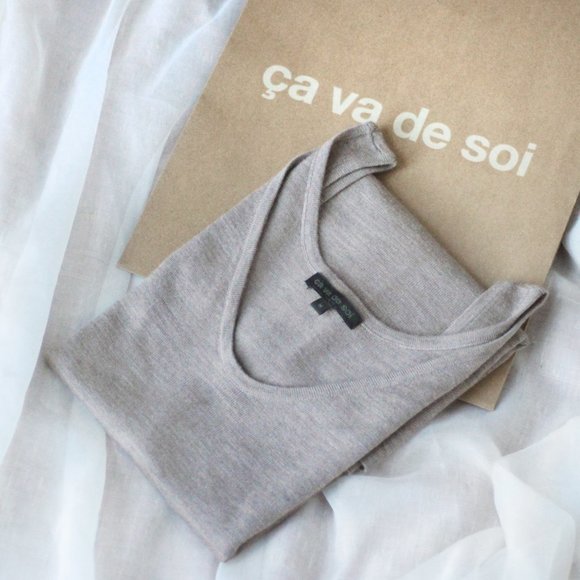 NWOT merinos sleeveless longline S/S - Picture 2 of 5